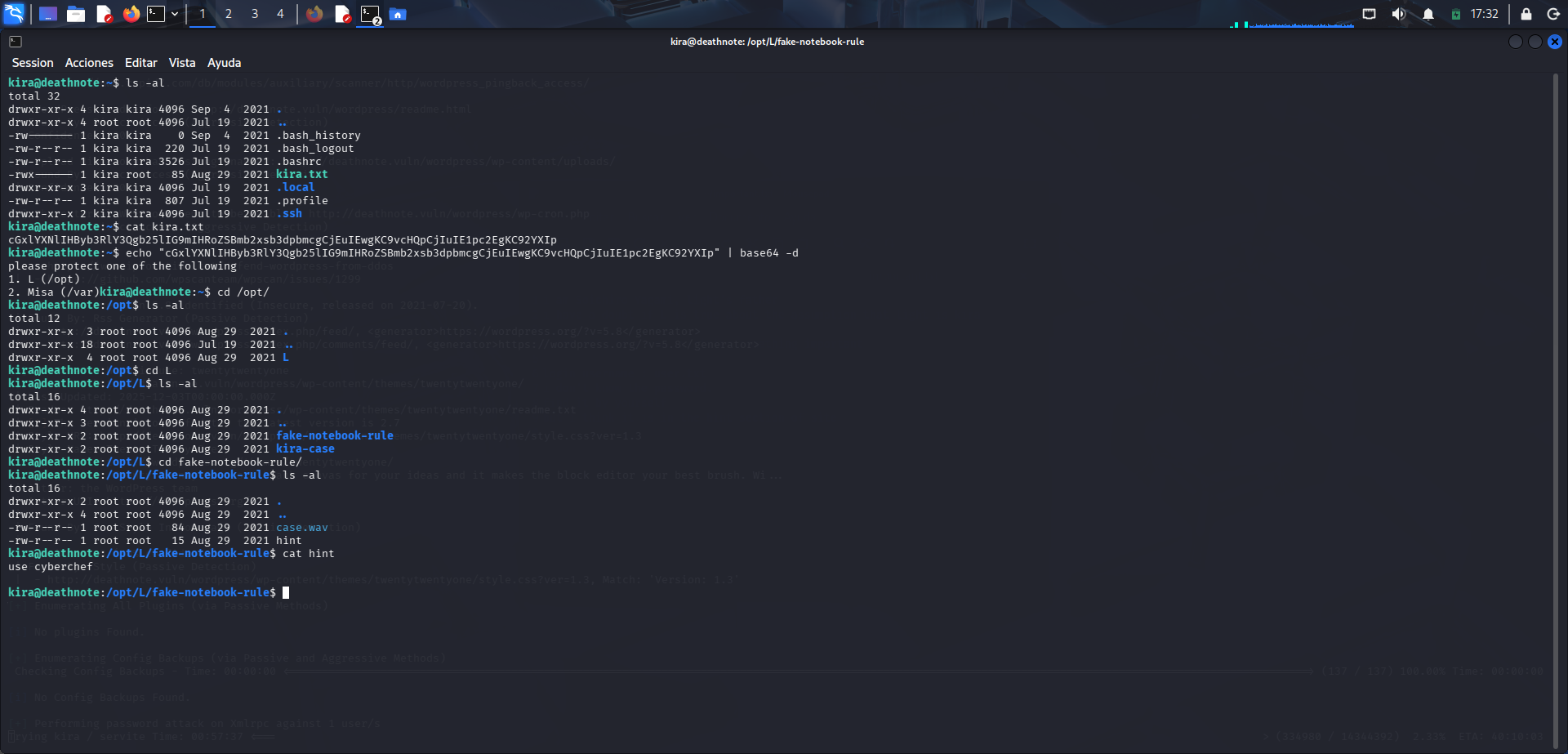 Comprobación de que case.wav no es un audio real