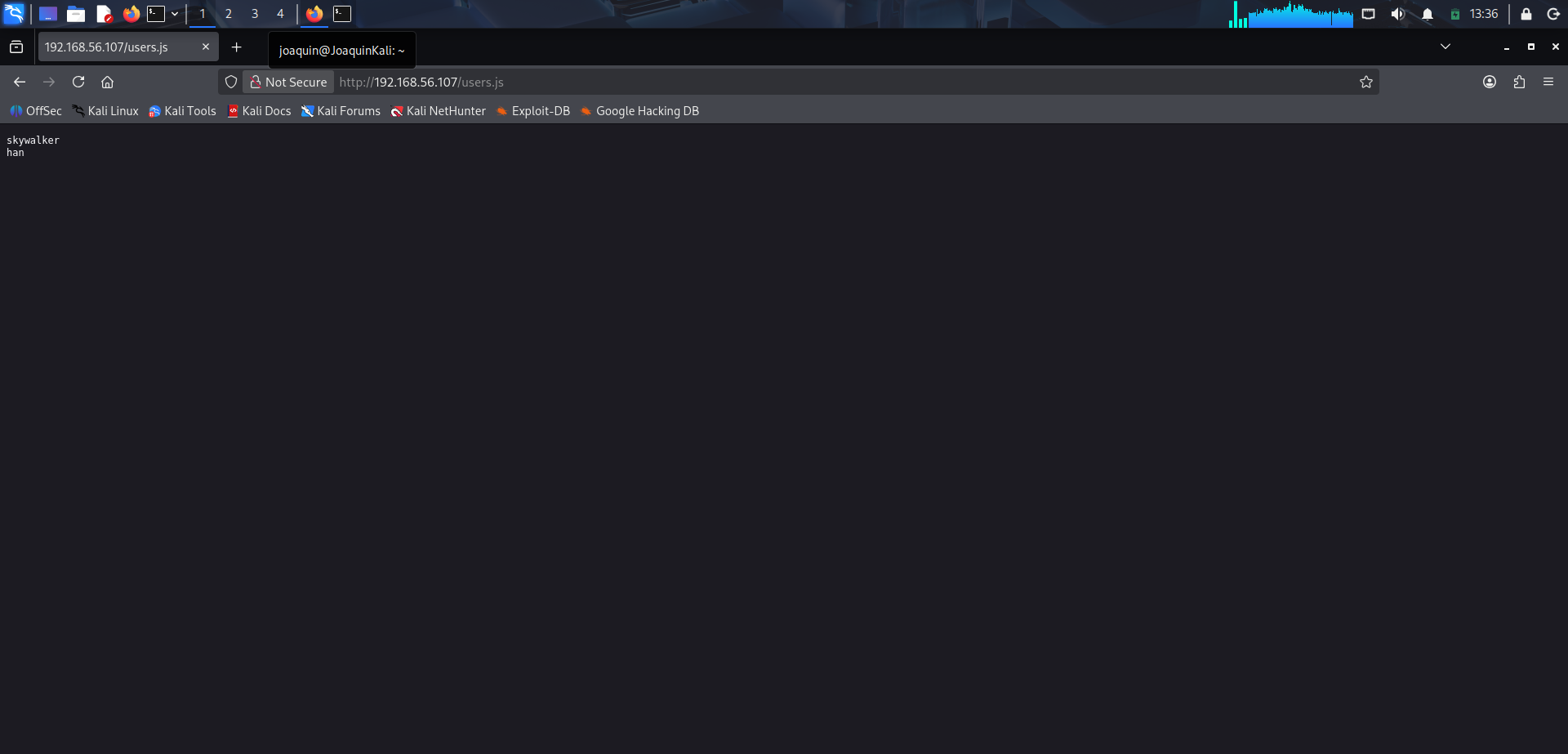 Contenido del archivo users.js