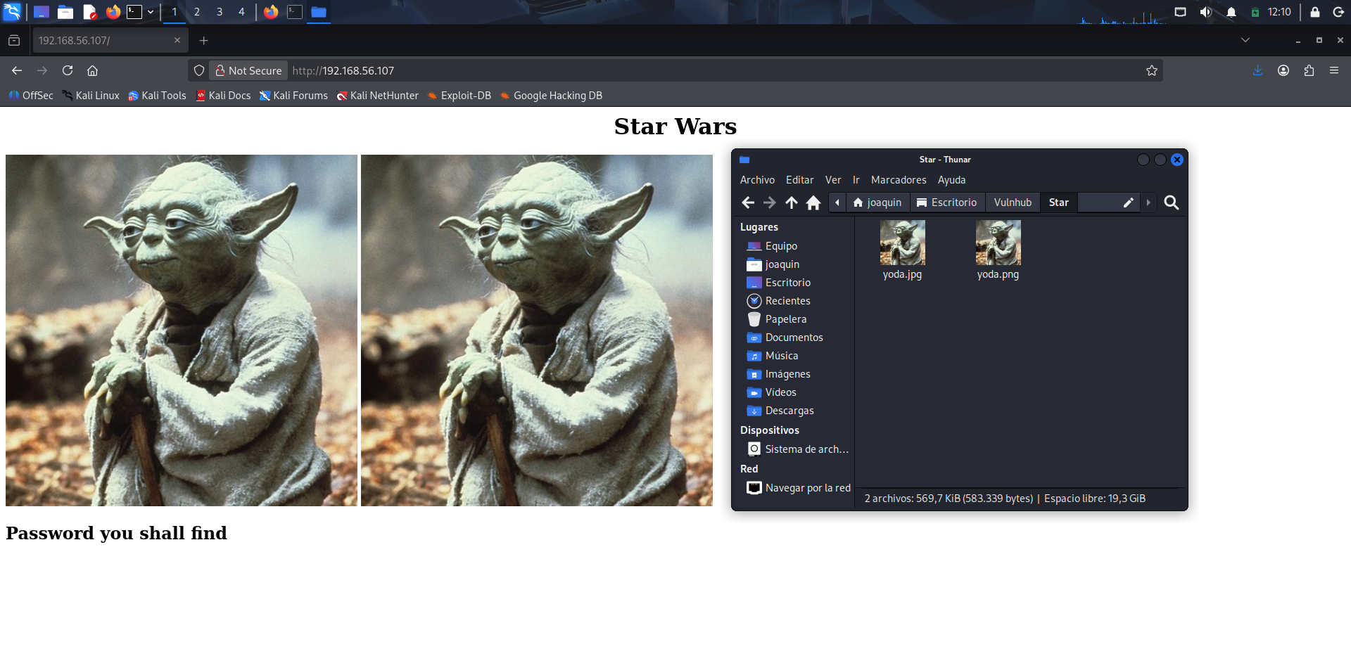 Comparación local de los archivos yoda.jpg y yoda.png