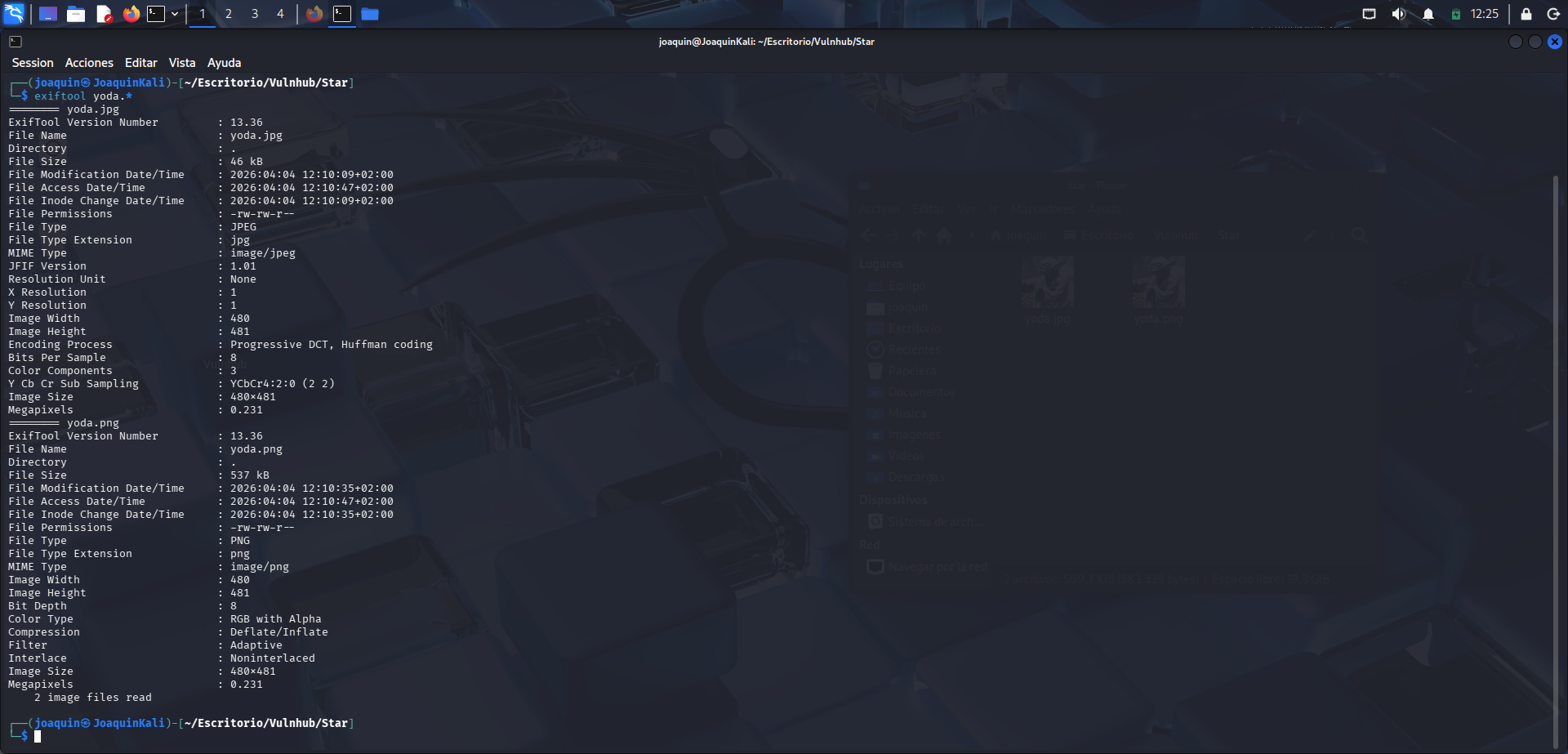 Análisis de metadatos con ExifTool